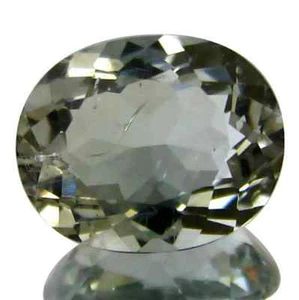 1.33 ct Natural Oval-cut Faint-Green VS Oligoclase (Madagascar) - Picture 1 of 10