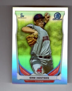 SAM HENTGES  2014 BOWMAN CHROME DRAFT PROSPECTS REFRACTOR CARD #CDP117 - Picture 1 of 2