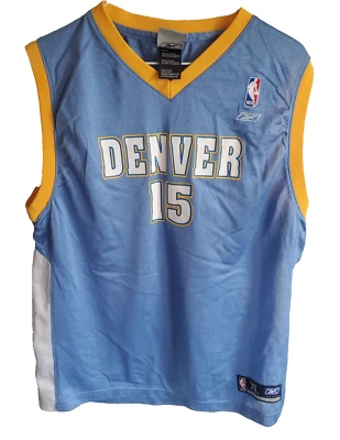 Vintage Reebok CARMELO ANTHONY #15 Denver Nuggets JERSEY youth  Sz XL - Image 1 of 4