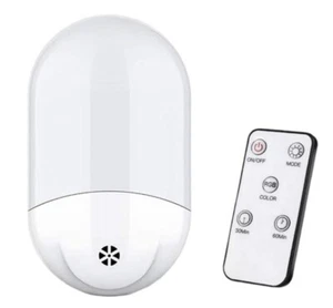 7 enchufes automáticos de luz nocturna LED ahorro de energía sensor de amanecer luz para niños - Imagen 1 de 6