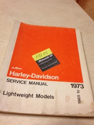 Harley Davidson Ligero Models 1965A 1973 50 65 90 100 125 Manual de Taller - Imagen 1 de 4