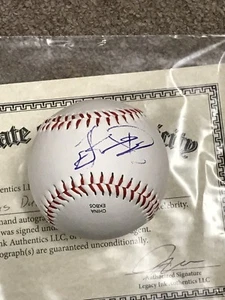 Lucas Duda Hand Signed Autographed Baseball **COA-LIA - Picture 1 of 3
