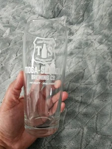 REI Tioga-Sequoia Brewing Co. Beer Drinking Glass Clear 6.5" Barware Quality - Picture 1 of 10