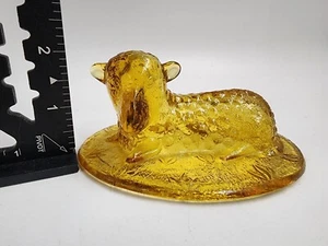 Vintage Braunglas Lamm Schaf NUR Abdeckung!!! - Bild 1 von 3