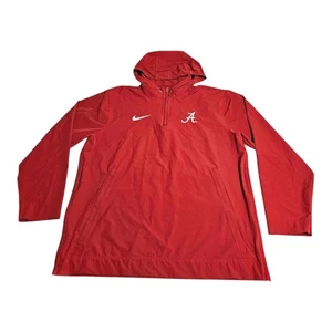 Nike Alabama Crimson Tide 1/4 Reißverschluss Kapuze Trainer Jacke Herren Large rot DV6754 - Bild 1 von 11
