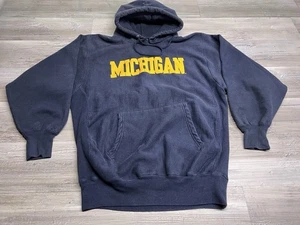 Vintage Steve & Barry's University of Michigan Wolverines Hoodie Herren Größe Large - Bild 1 von 7