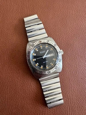Vintage 1973 Bulova Devil Diver 666 Snorkel Perspex Hour Markers - Image 1 of 4