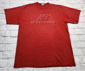 Camiseta New Balance PARA HOMBRES TALLA XL ROJA VINTAGE AÑOS 90 HECHA EN EE. UU. - Imagen 1 de 13