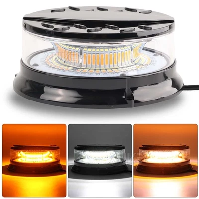 4.3inch  12V 24V Amber White Strobe Light Flashing Bar Beacon Truck ATV UTV SUV Foto 1 de 4