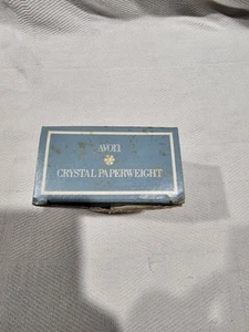 VINTAGE-Avon Snowflake 3.5" Paperweight 24% Lead Crystal France Glass - Picture 1 of 9