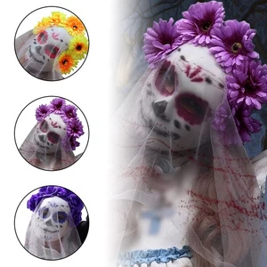 Tag der Toten Halloween Make-up Partys gruselig und erschreckend Cosplay lustig - Bild 1 von 20