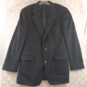 Chaqueta Blazer Brooks Brothers Cachemir Para Hombre 42 XL Negra Hecha en EE. UU. - Imagen 1 de 9