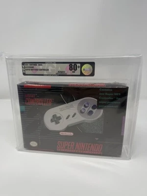 Controlador SNES Super Nintendo Nuevo Sellado WATA VGA CGC Grado 80+ Raro Nuevo en Caja Foto 1 de 4