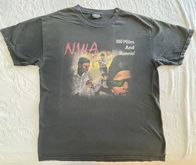 Ruthless Records NWA 100 Miles and Runnin' Shirt Men's Vintage 2006, Size L - Image 1 of 4
