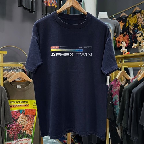 90s APHEX TWINS 'PLAYSTATION STAFF' NAVY T-SHIRT | eBay