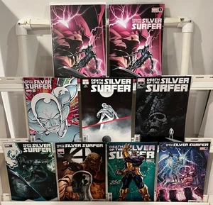 9 VARIANTES DEATH OF SILVER SURFER #1 QUESADA 1:100/A-B/2ND/ #2A/ #3A/B/JSC/1:25 - Imagen 1 de 3