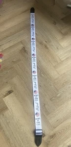 Bruce Springsteen Signed Guitar Strap Born To Run - Picture 1 of 2