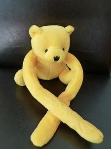 62. DOUDOU PELUCHE WEEZBEE BNP PARIBAS OURS JAUNE ETAT NEUF* - Picture 1 of 1