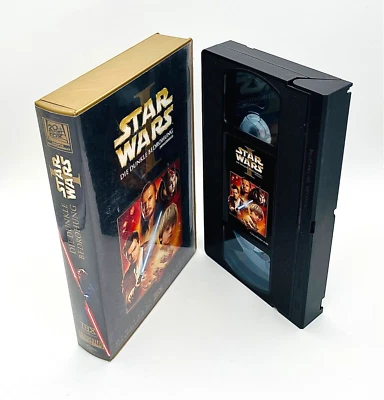 Star Wars I - Die dunkle Bedrohung | FSK6 | 128Min. | 2000 | VHS | George Lucas - Bild 1 von 2