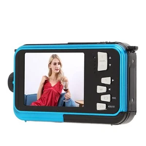 Waterproof Digital Camera 1080P 30MP 16X 10FT Underwater Camera For Snorkeli Fit - Picture 1 of 22