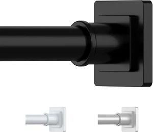 Tension Shower Curtain Rod 31-55 Inches Non-Slip Shower Rod Tension Mounted No D - Picture 1 of 6