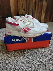 Vintage Dead Stock Reebok klassische Blaze Damenschuhe 5,5 1-7088 weiß-pink - Bild 1 von 10