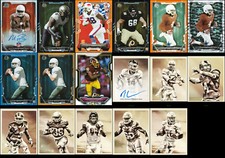 2015 Bowman Football INSERT/PARALLEL CARDS Pick Your Player(s) See Description