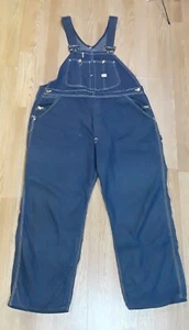 Vintage Union Made Lee Denim Overalls Made in USA Workwear Farmwear Rockabilly - Picture 1 of 8