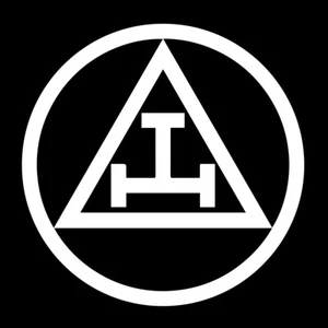 Königlicher Bogen Kreis Freimaurer Vinyl Aufkleber - weiß 6 Zoll - Bild 1 von 1