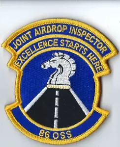 PATCH USAF 86TH OSS SUPPORTO OPERAZIONI SQ J A ISPETTORE RAMSTEIN AB B3 - Foto 1 di 1