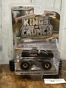 Greenlight 1987 Chevrolet Silverado Black Knight 49150 Kings of Crunch 1:64 - Bild 1 von 6