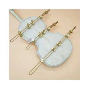 Herramientas de luthier de latón para reparación de violín pegamento cuerpo de violín ajustable 3 piezas (1 juego) - Imagen 1 de 4