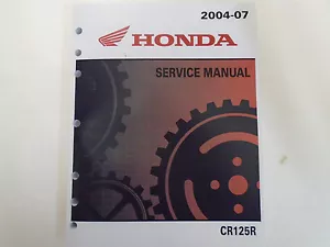 2005 2006 2007 Honda CR125R Servicio Reparación Tienda Fábrica Manual CR125R - Imagen 1 de 7