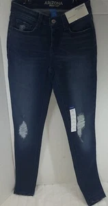 Arizona Jean Co. Women’s Size 0 Super Soft Ankle Jegging Distressed Jeans Nwt - Picture 1 of 11