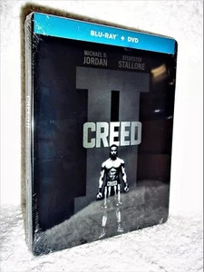 Creed 2 (Blu-ray/DVD, 2018 STEELBOOK) Michael B. Jordan Sylvester Stallone Rocky - Picture 1 of 6