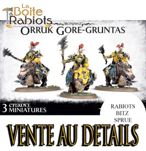 Warhammer age of sigmar Iron jawz Orruk Gore Gruntas Vente au détail Rabiot bitz - Picture 1 of 15