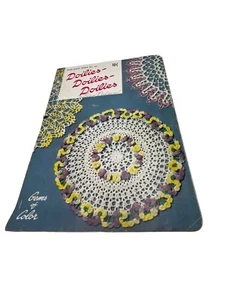 1951 Doilies Gems Of Color Crochet Pattern Booklet Star No 87 Colorful Cottage - Picture 1 of 18