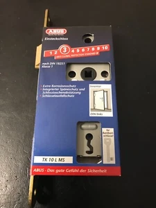 ABUS Einsteckschloss für Zimmertüren BB / DIN L , Stulp Messing poliert - Bild 1 von 3