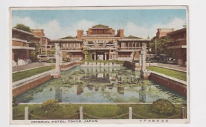 POSTKARTE Kaiserliches Hotel Tokio JAPAN 1927 nach PRAG Tschechoslowakei - Bild 1 von 2