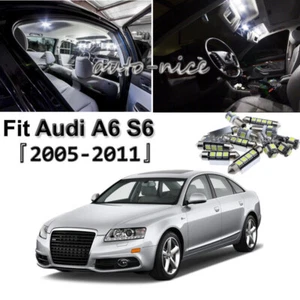 22 bombillas libres de errores para Audi A6 C6 S6 Avant 2005-2011 equipamiento de luz interior LED - Imagen 1 de 12