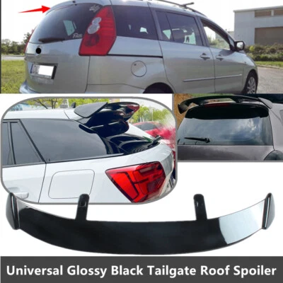 Universal Gloss Black Fit For Mazda 5 2006-2010 Rear Roof Spoiler Modified Wing - Image 1 of 4