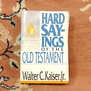 Hard Sayings of the Old Testament - Paperback By Walter C. Kaiser, Jr. 1988 GOOD - Foto 1 di 11