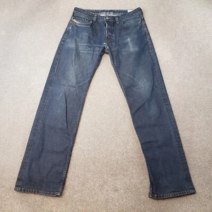 Diesel Mens Jeans 32x32 Blue Larkee Relaxed 0088Z Comfort Straight Denim Wash - Picture 1 of 12
