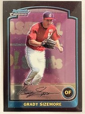 2003 Bowman Chrome Draft Grady Sizemore #BDP157 Baseball Cleveland Indians