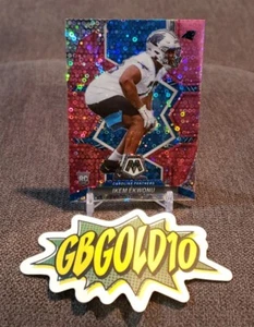 2022 Mosaic Rookie Pink Disco Ikem Ekwonu RC /20  - Picture 1 of 3
