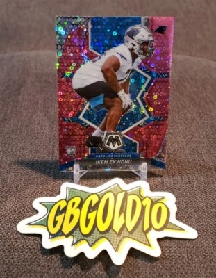 2022 Mosaic Rookie Pink Disco Ikem Ekwonu RC /20  - Image 1 of 3