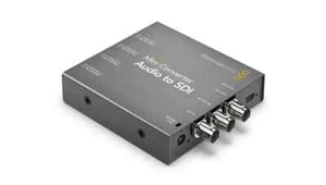 Blackmagic Mini Converter Audio to SDI 2 3G-SDI Analog AES Embedder - Picture 1 of 3
