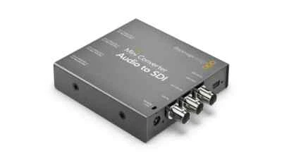 Blackmagic Mini Converter Audio to SDI 2 3G-SDI Analog AES Embedder - Image 1 of 3