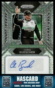 2024 Panini Prizm Sensational Signatures Mojo Prizm Chris Buescher /25 - Picture 1 of 2