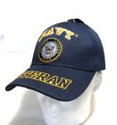 U.S. Navy Veteran Navy Blue Bold Lettering Officially Licensed Baseball Cap Hat